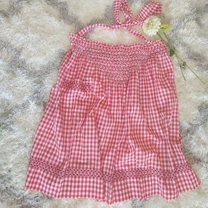 Vintage Apron in Red Gingham